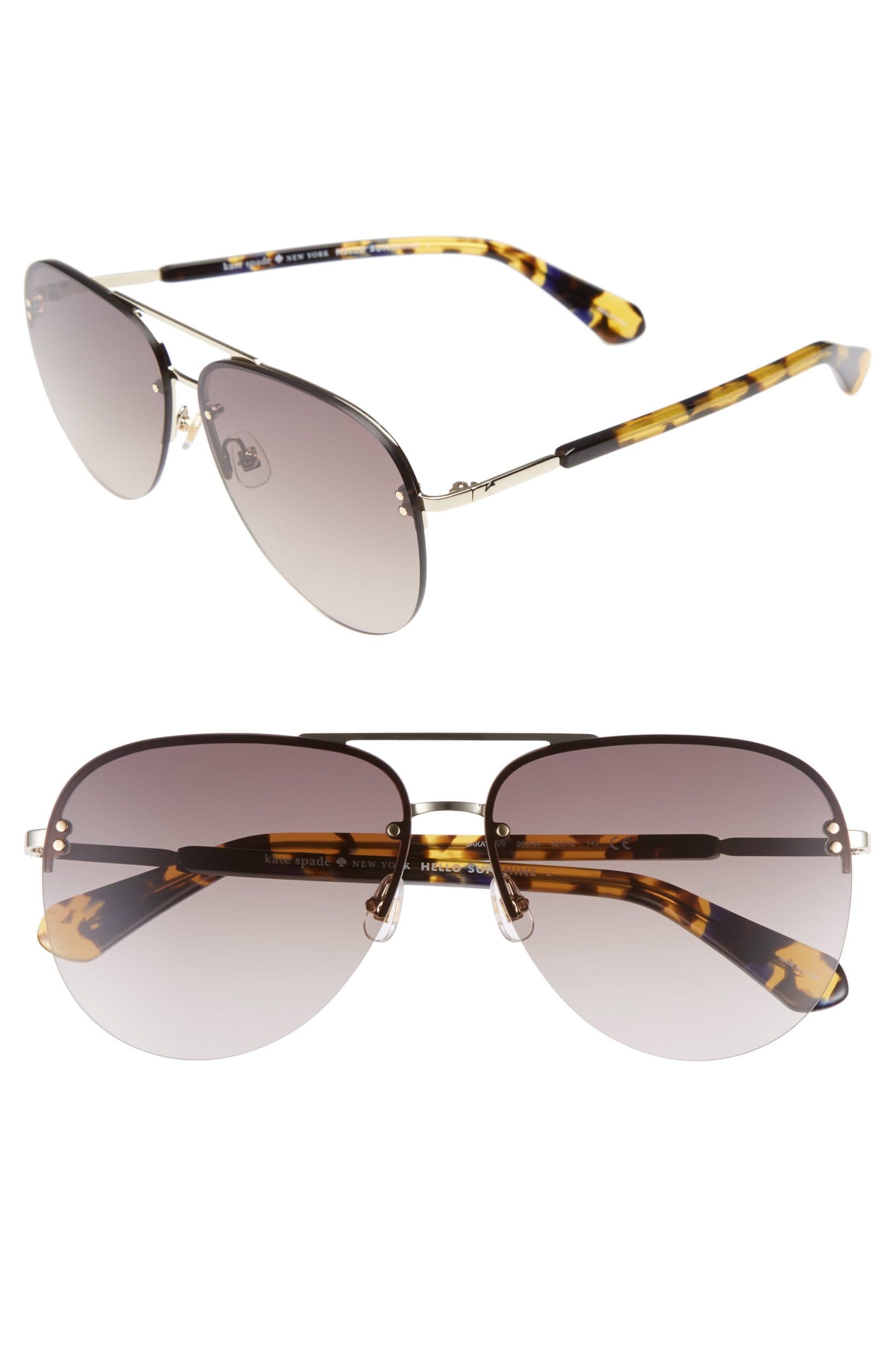 Jakaylas 62mm Aviator Sunglasses