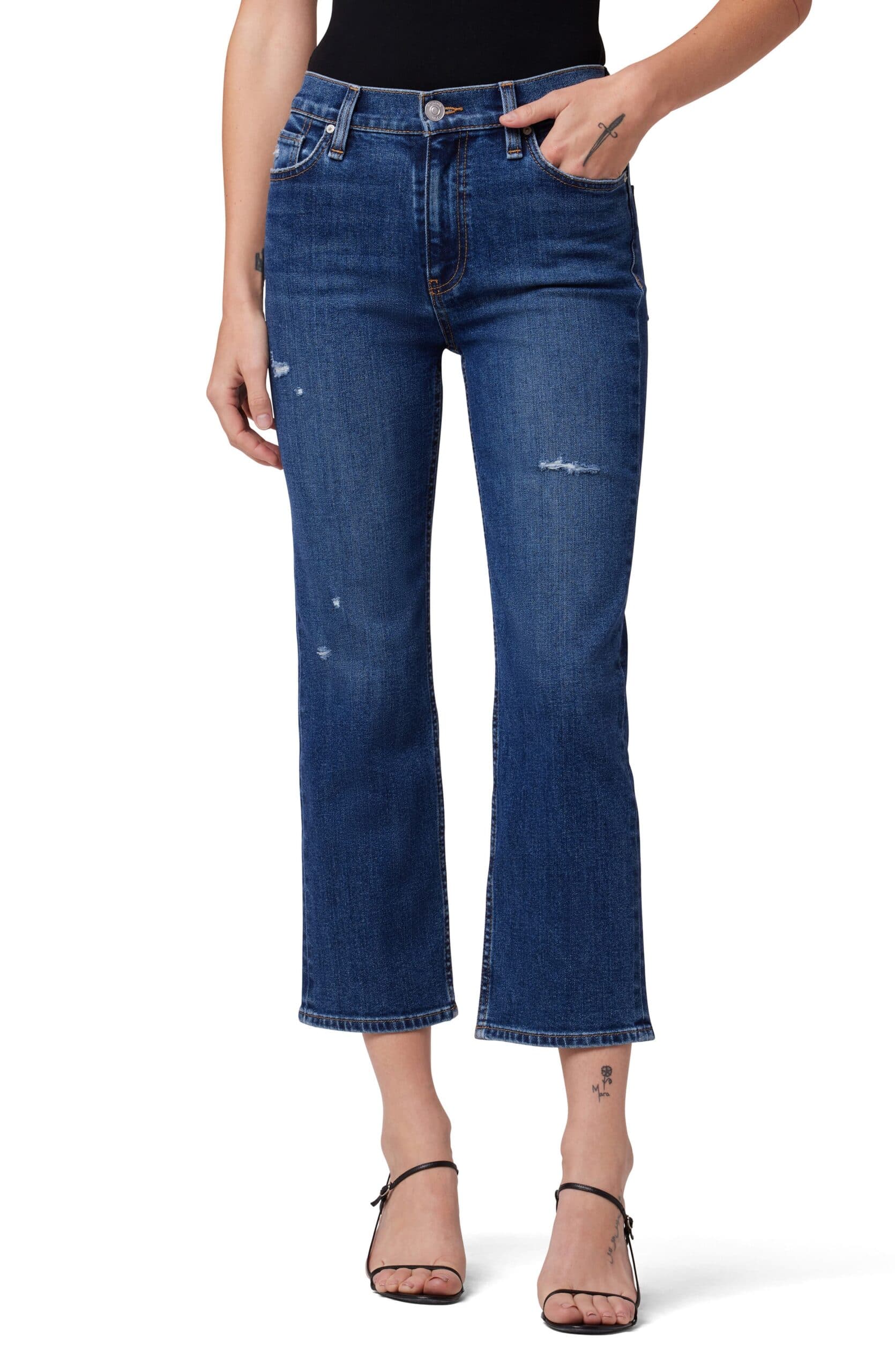 Remi Cropped Straight-leg Jeans In Quince - 27