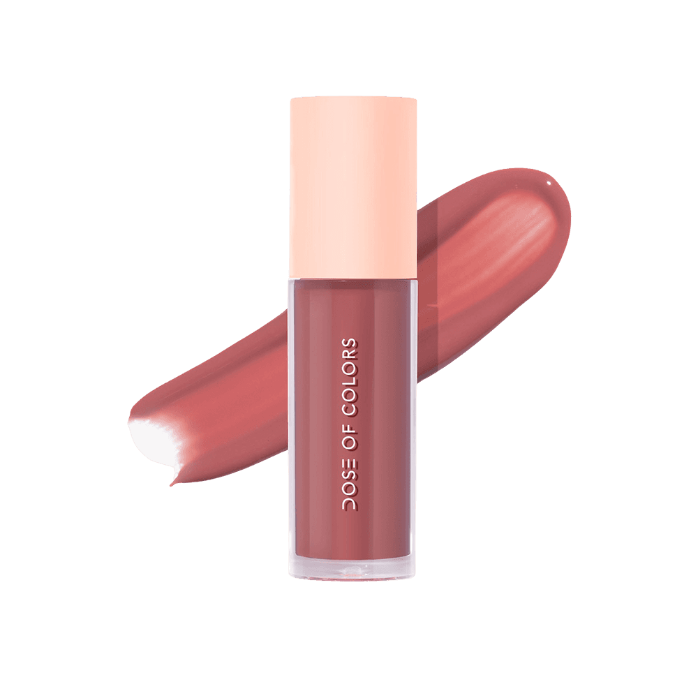 Hint Of Tint Lip Oil - Pretty Nice - Rose Brown