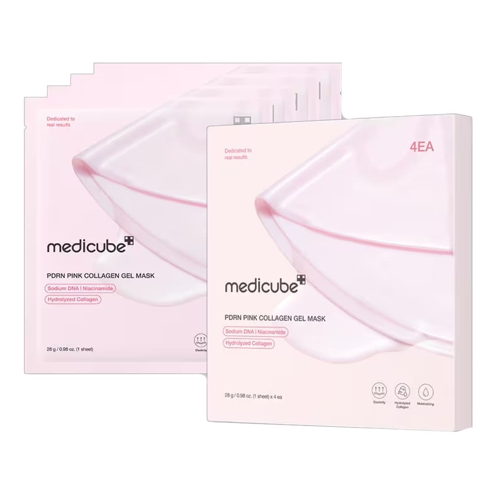 PDRN Pink Collagen Gel Mask - Salmon - 4ct