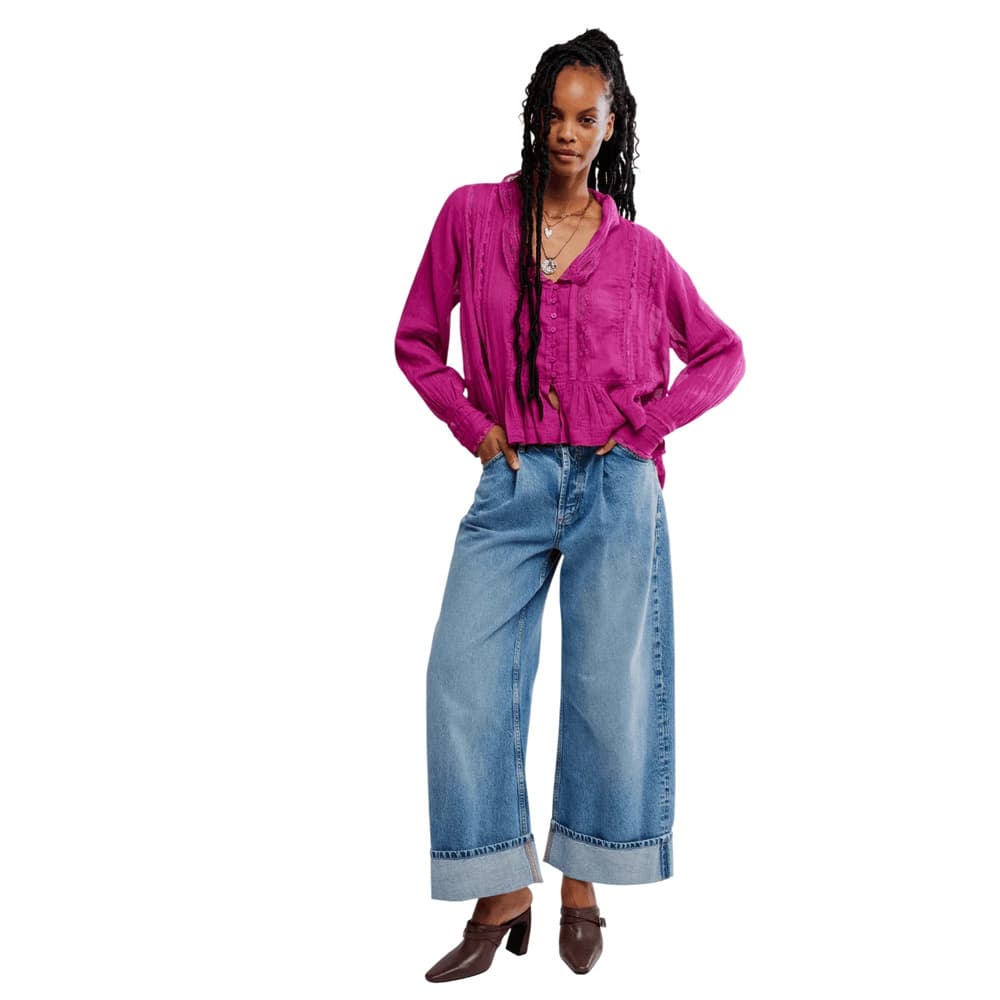 Dragonfruit Elodie Frilly Blouse